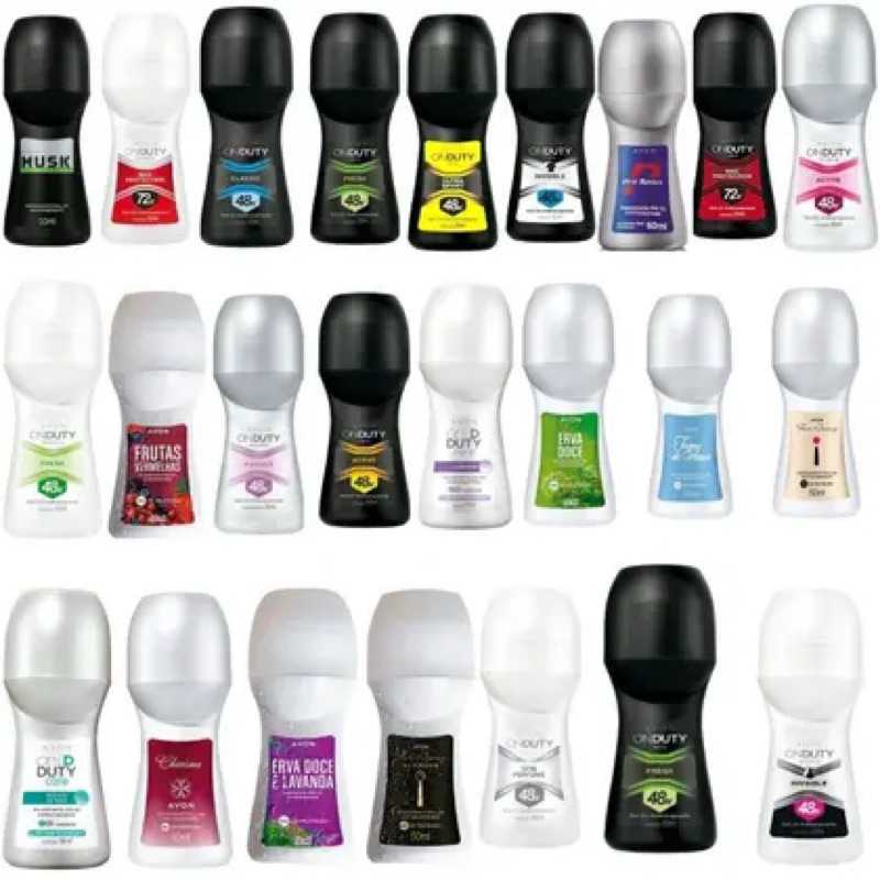 Kit 10 Desodorante Roll On Avon Antitranspirante Sortidos