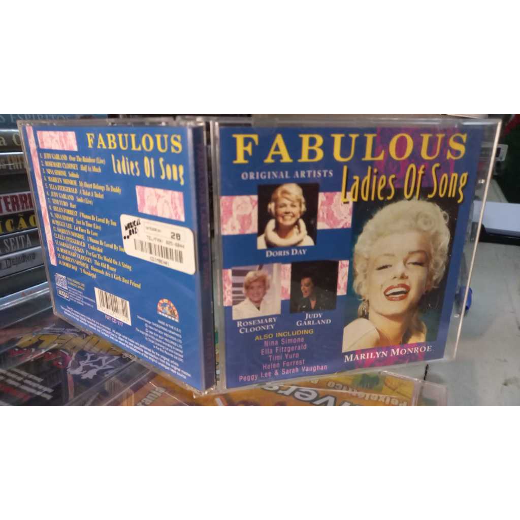 Cd Fabulous Ladies Of Song- IMP -1994 Excelente- Clopney Day Garland Nina Ella Forest Marilyn Monroe-Original Artist