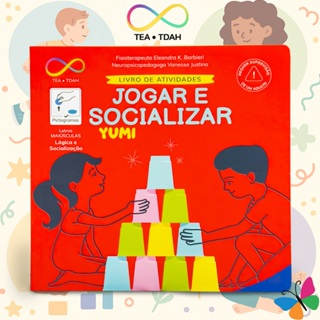 Livro Infantil de Atividades Educativas TEA e TDAH Jogar e Socializar -Para Crianças e Pais Socialização em Oferta na Shopee