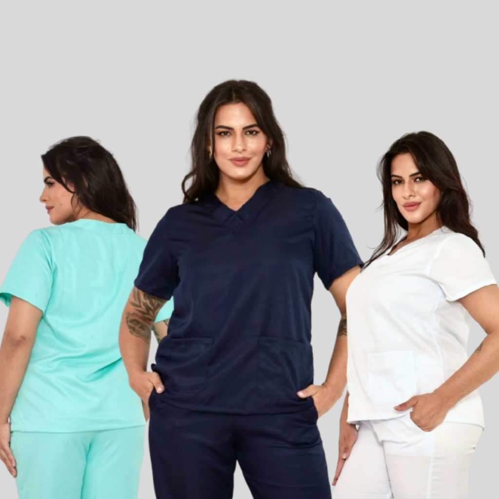 Pijama Cirurgico Scrub Roupa Privativa Hospitalar - Unissex GABARDINE 10
