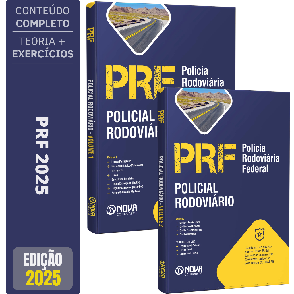 Imagem Apostila Concurso PRF - Policial Rodoviário Federal