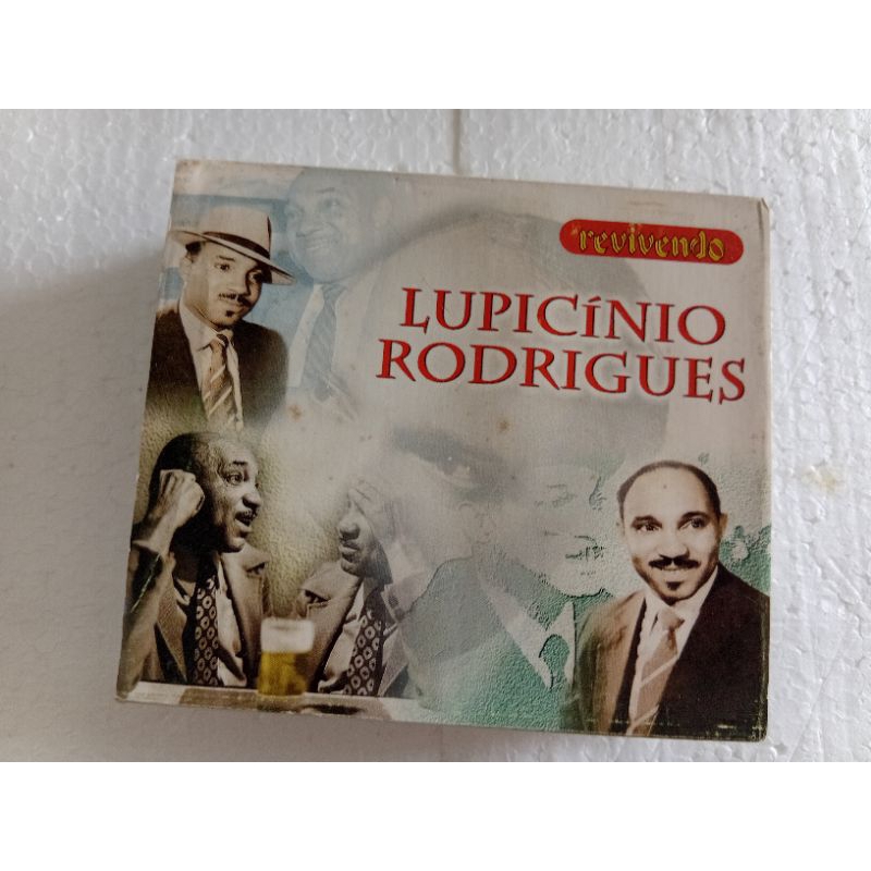 Box 4 cds lupicinio Rodrigues selo revivendo perfeito estado mídias e capa