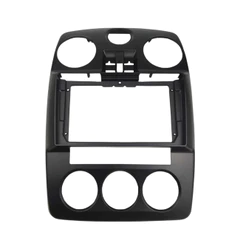 Moldura 9 Polegadas Chrysler Pt Cruiser Painel Multimídia 2din Preto Fosco Alto Acabamento