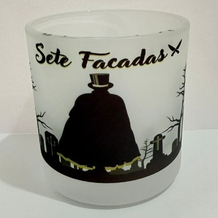 EXU SETE FACADAS COPO DE EXU BEBIDAS E WHISKY 260ML VIDRO - UMBANDA QUIMBANDA CANDOMBLE CALUNGA