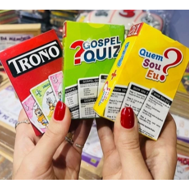 Kit 03 jogos bíblicos perguntas e respostas sobre a Bíblia jogo cristão em Oferta na Shopee