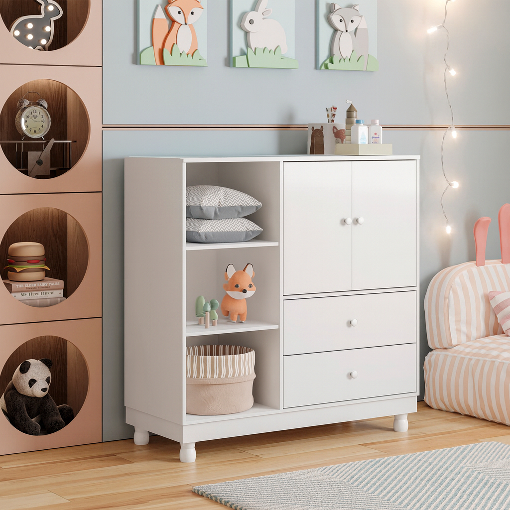 Cômoda Cabideiro Branco: Onde Comprar | BuscaProdutos