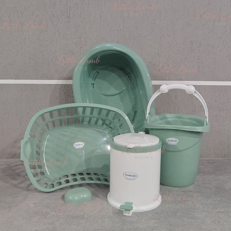 Kit Banho Baby 5 Peças – Banheira 22L + Ofurô + Cesto + Lixeira + Saboneteira em Oferta na Shopee