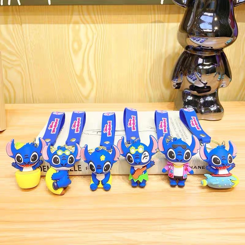 kit 12 pc/6pc chaveiros stitch ou inside out cor misto bem linda 4CM/6CM em Oferta na Shopee