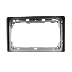 Moldura 9 Polegadas Citroen C3 Até 2012 Painel Multimídia 2din Preto Fosco Alto Acabamento