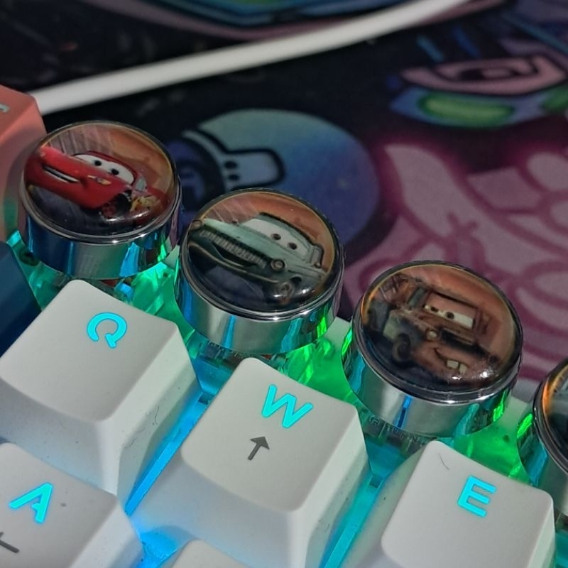Conjunto Carros - 10 Keycaps Teclado Mecânico