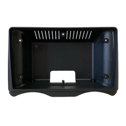 Moldura 9 Polegadas Citroen C3 Até 2012 Painel Multimídia 2din Preto Fosco Com Alto Acabamento
