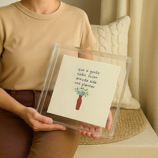 Quadro Moldura PERSONALIZADO 41cm Comprimento x 14 Altura x 2cm Largura