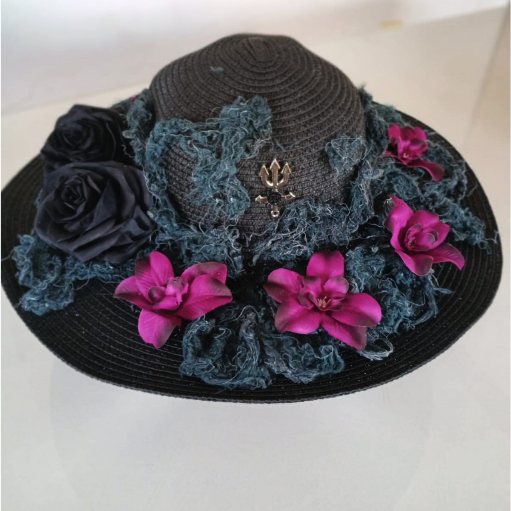 Chapéu Pomba Gira Maria Farrapo – Artesanal e Personalizado para Umbanda e Candomblé