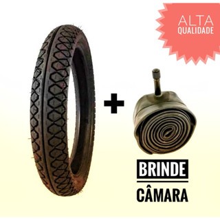 Pneu 80/100-14 Traseiro + Câmara de Ar Alta Qualidade 80 100 14 biz pop 125 100 110 80 100 14 aro14 em Oferta na Shopee