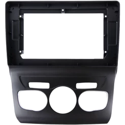 Moldura 10 Polegadas Citroen C4 Lounge 14/18 Ds4 Painel Multimídia 2din Preto Fosco Alto Acabamento