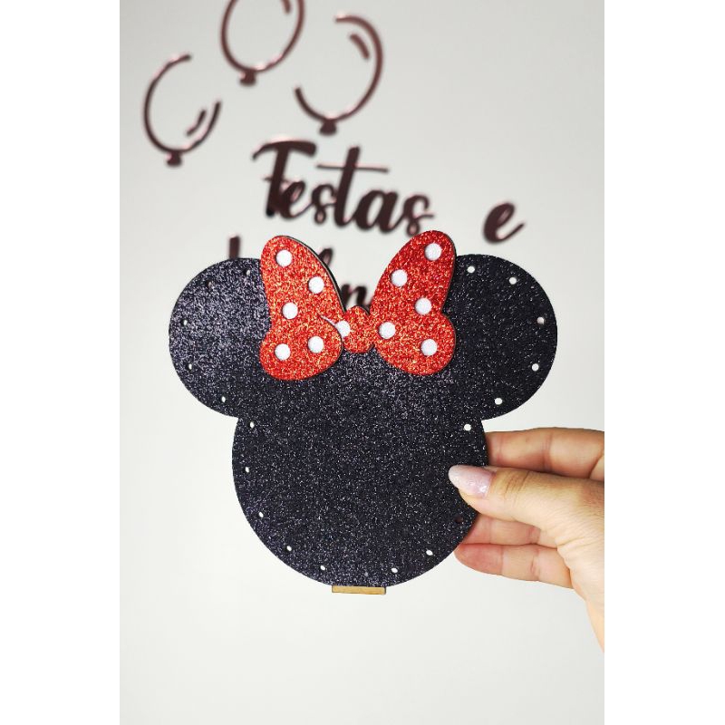 Plano de Fundo Cabeça Mickey/Minnie para uso de led