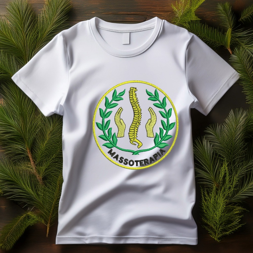 Camiseta camisa básica  100% algodão Estampada  Curso de TÉCNICO EM MASSOTERAPIA Profissão