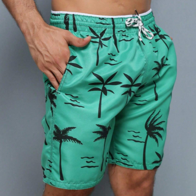 Bermuda Masculina Short Tactel Grosso Masculino Surf Praia Piscina Secagem Rápida Academia Verão