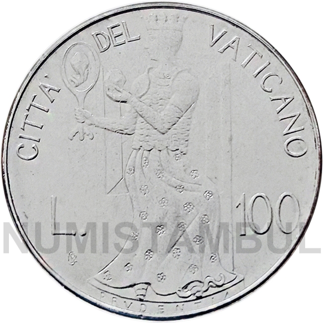 Vaticano - 100 liras 1979 (prudência)