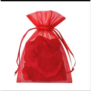 Kit Com 10 Unidades Saco Organza Vermelho Tamanho 20x35 Pra Colocar Objetos. Entregar Rápida. em Oferta na Shopee