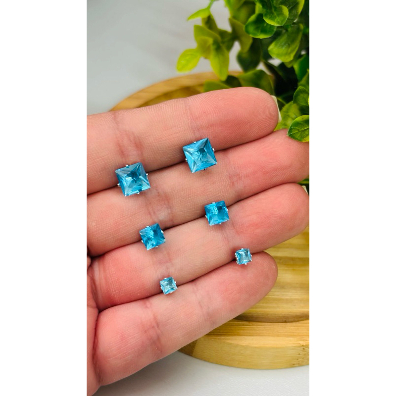 Brinco Zircônia Azul: Onde Comprar | BuscaProdutos