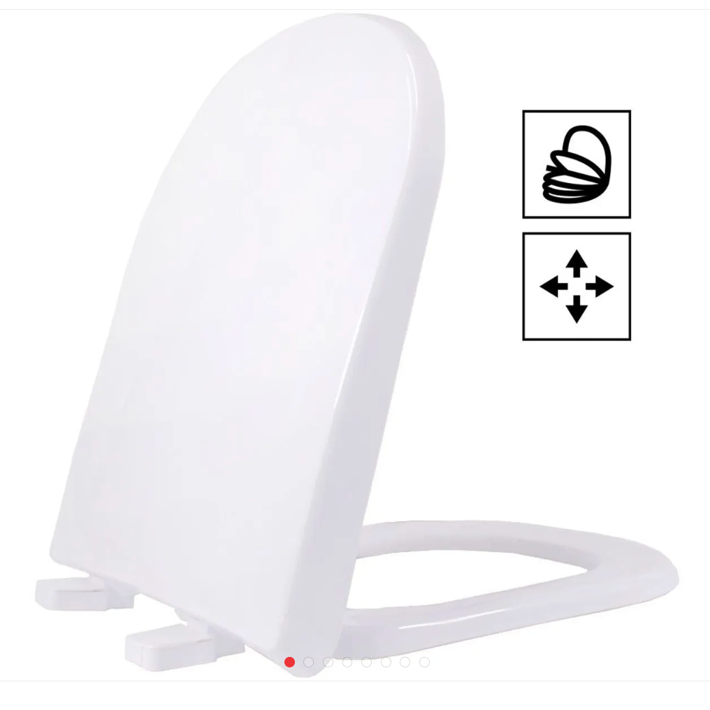 Assento Sanitário Tupan, Modelo Vogue Life PP Evolution S. Close Branco VPPE17S