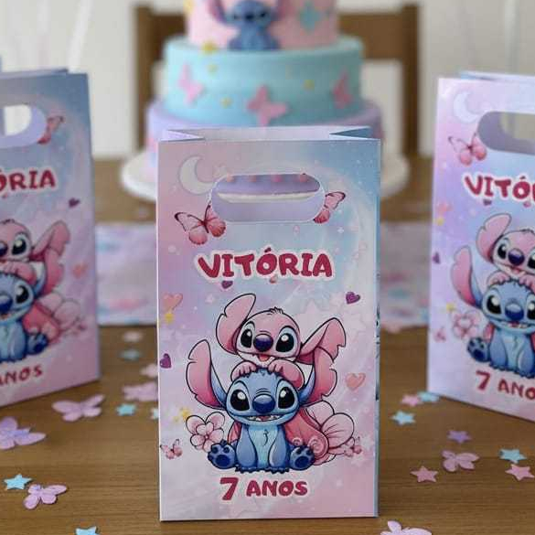 Lembrancinhas sacolinhas personalizadas Stitch 5