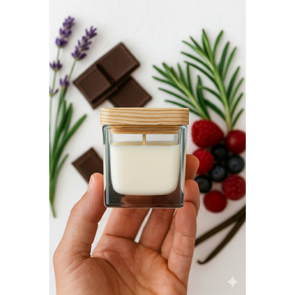 Vela Aromática 70ml Vegana EXCLUSIVA p/ Lembrancinhas Brindes Batizados 100% Cêra de Côco Premium - SEM personalizar em Oferta na Shopee