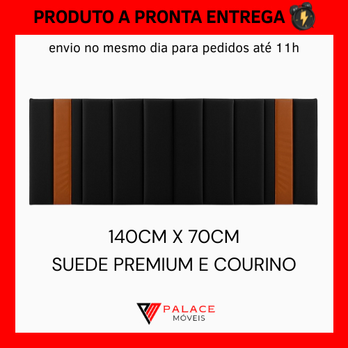 Cabeceira Casal Estofada Preta: Onde Comprar | BuscaProdutos