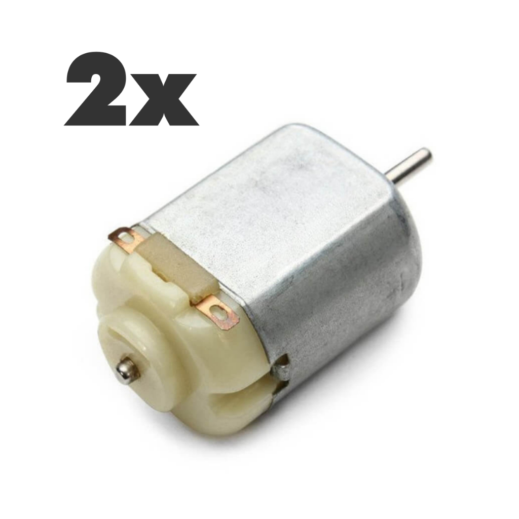 2 x Mini Motor Dc 3v a 6v Para Arduino motorzinho