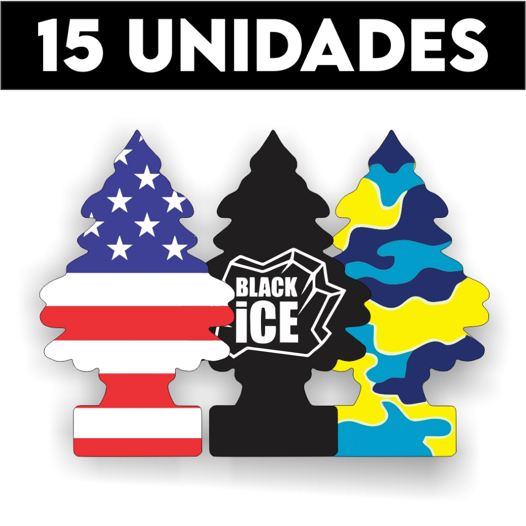 Kit 15 Cheirinho de carro Aromatizador Cheirinho Para Carro Pinheiro Sortidos Escolha a Essência