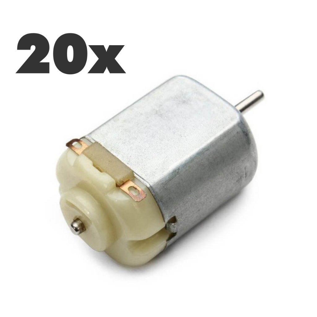 20 x Mini Motor Dc 3v a 6v Para Arduino motorzinho