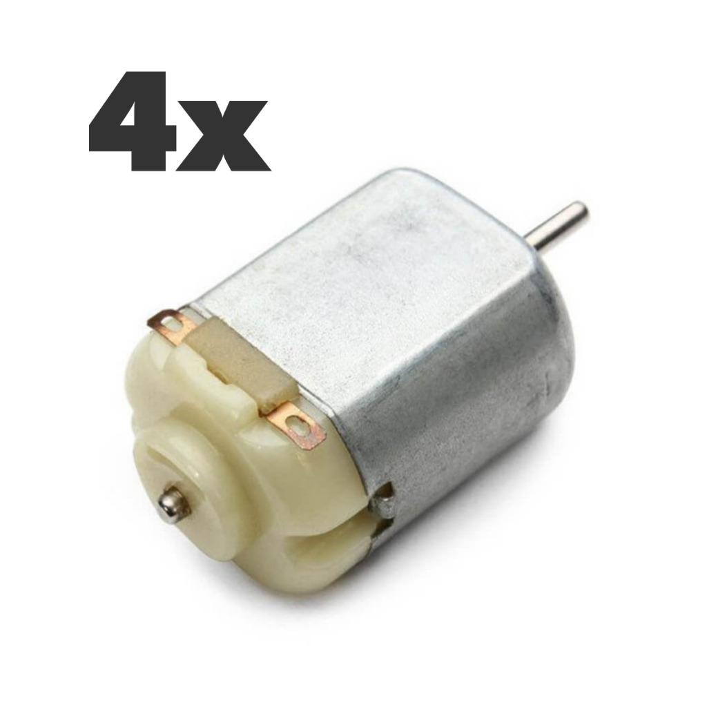 4 x Mini Motor Dc 3v a 6v Para Arduino motorzinho
