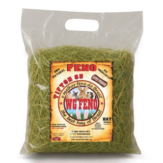 1 KG  Feno TIFTON 85 Premium para Coelhos, Chinchila, Hamster e outros roedores. em Oferta na Shopee