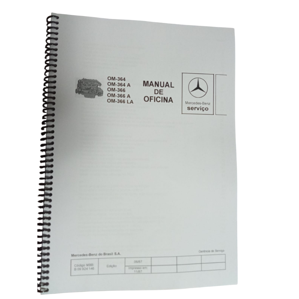 Manual Oficina Serviço Mercedes Benz Motores Om-364 Om-366