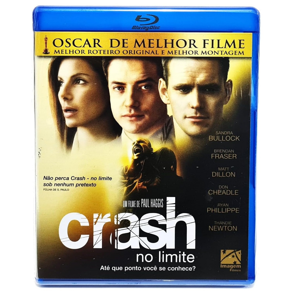 Blu-ray Crash No Limite Sandra Bullock Brendan Fraser Vencedor de 3 Oscar Original Novo e Lacrado
