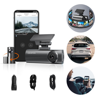 DDPAI N1 Dual Câmera Veicular 1296p+1080p Uber Nightvis App Sensor G Modo de Estacionamento 24 Hora em Oferta na Shopee