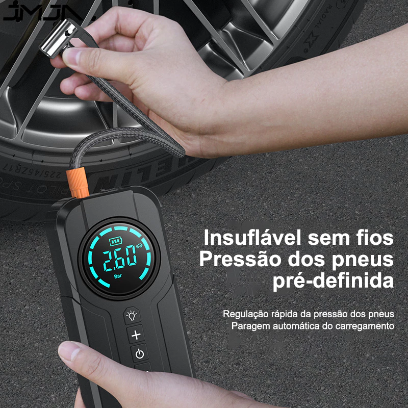 Compressor de Ar Portátil JMJN 7 em 1 12V — foto 3
