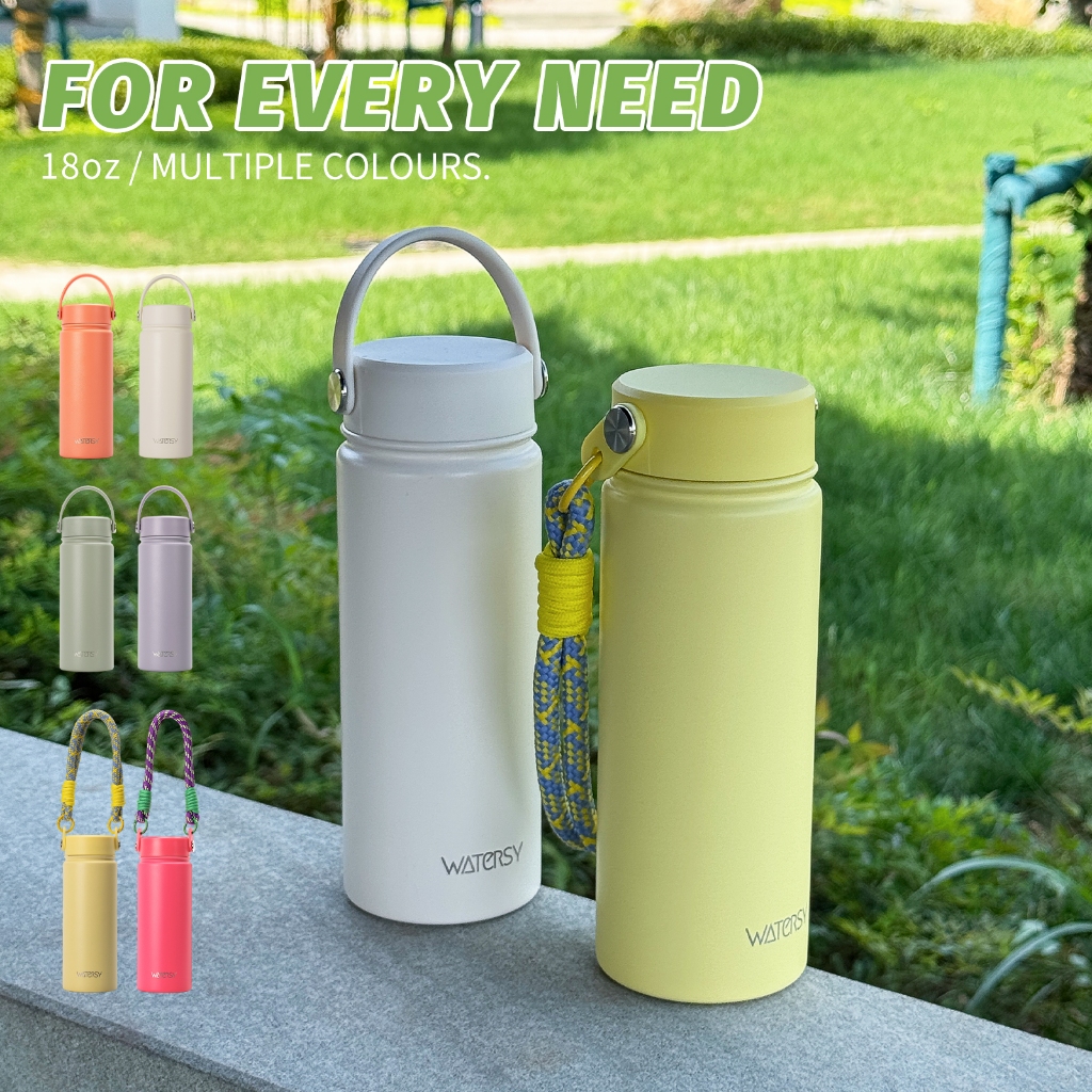 WATERSY Garrafa Térmica 532ml garrafa espacial Quente Frio Com Isolamento Térmico De Grand...