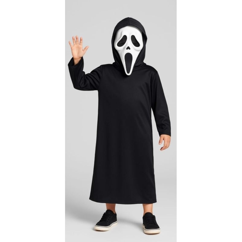 TUNICA INFANTIL PÂNICO E FANTASMA PARA FESTA DE HALLOWEEN