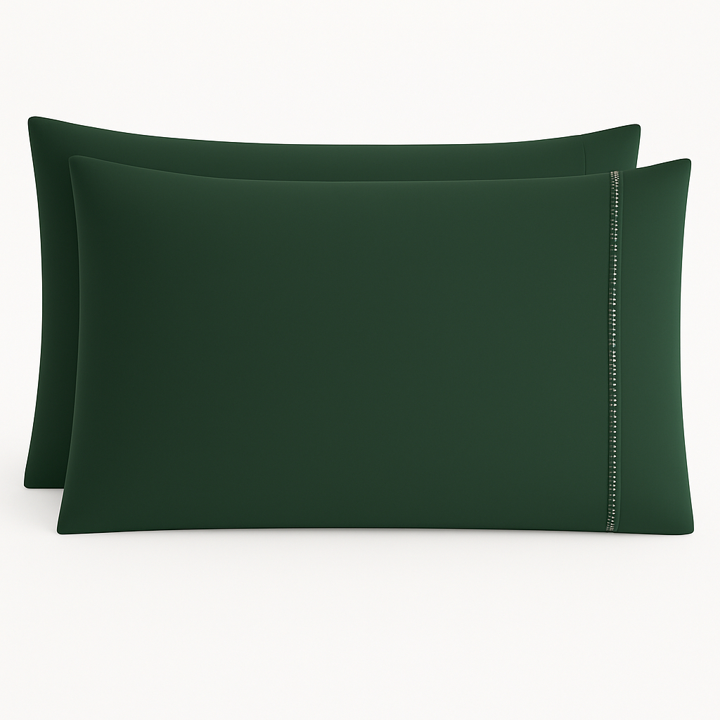 Kit 2 de Fronhas Ponto Palito – Elegância e Conforto para o Seu Descanso ✨ em Oferta na Shopee