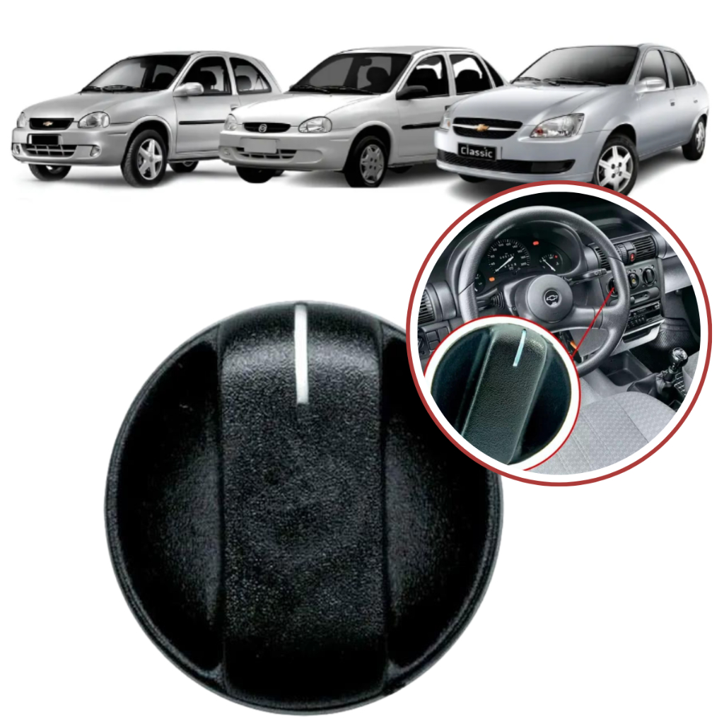 Botão do Ar Painel Corsa Wind Sedan Wagon 1994 a 2002