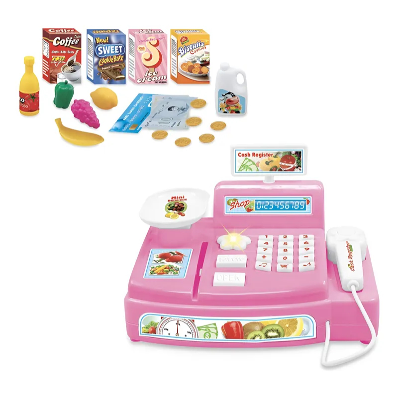 Mini Caixa Registradora Brinquedo Infantil Som Luz Acessório em Oferta na Shopee