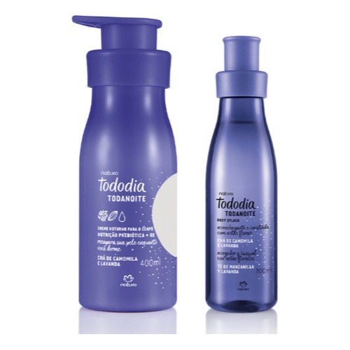 Kit Natura Tododia Todanoite Chá De Camomila E Lavanda - Hidratante 400ml + Body Splash 200ml