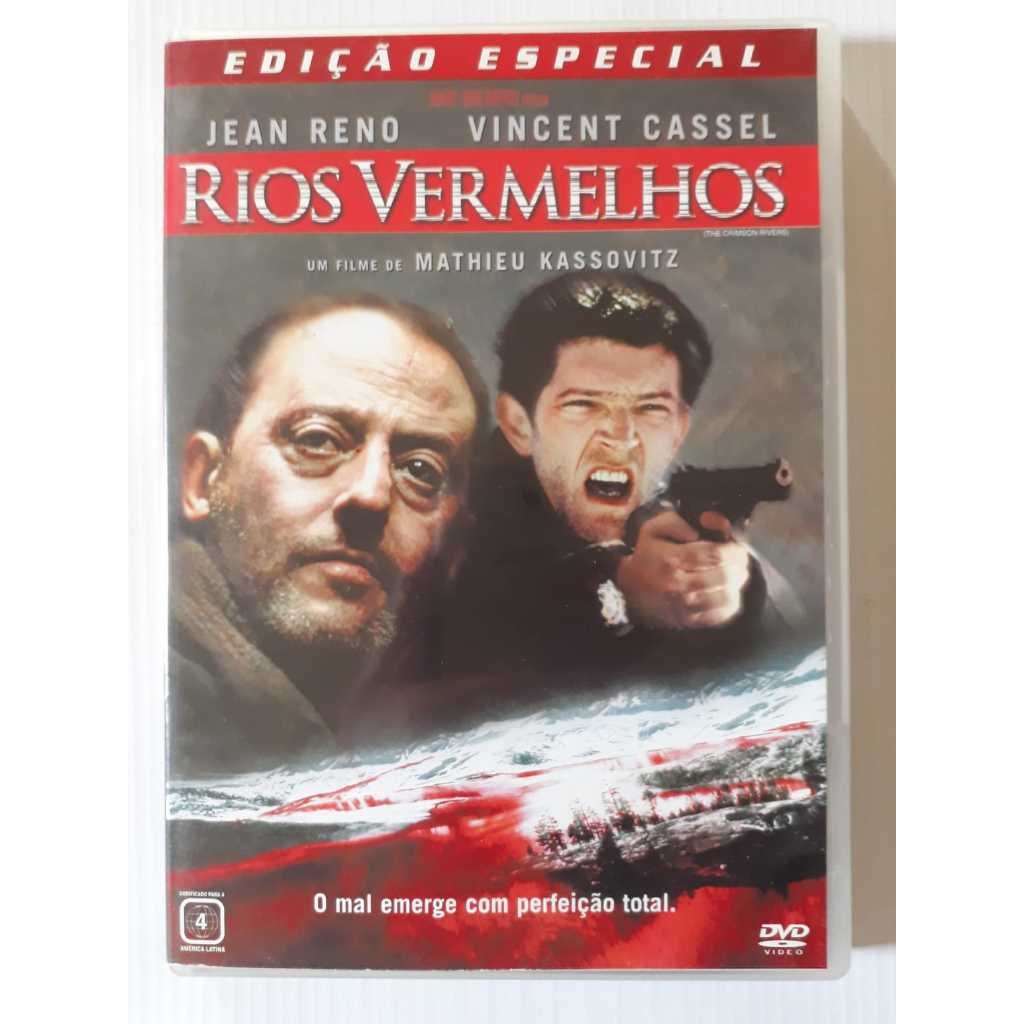 Dvd Rios Vermelhos (2000) - Jean Reno - Com Encarte Interno - Original Usado