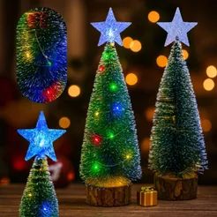 Arvore de Natal Mesa 30x10cm Decoração Natalina Arvore Festa Final de Ano Ano Novo Arvore