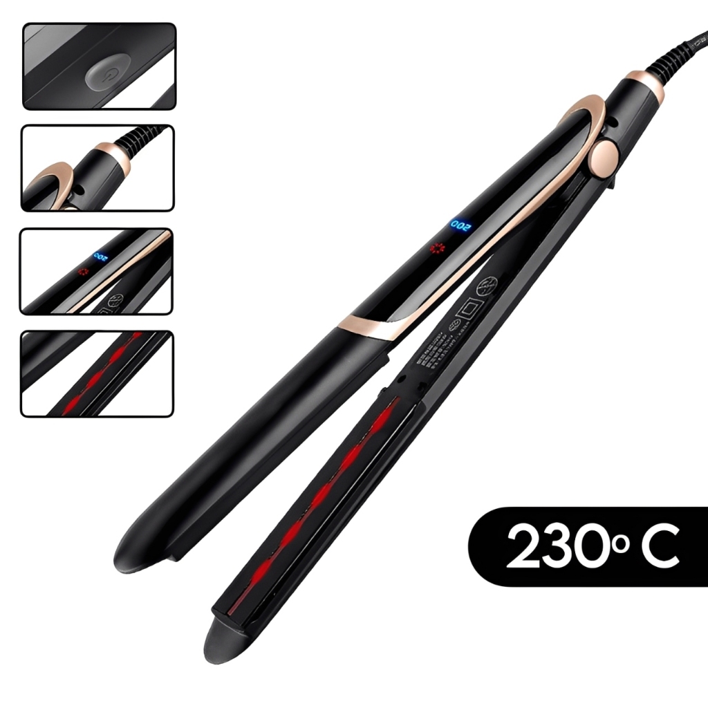 Chapinha Alisadora Prancha de Cabelo Profissional Temperatura a 230º C Bivolt