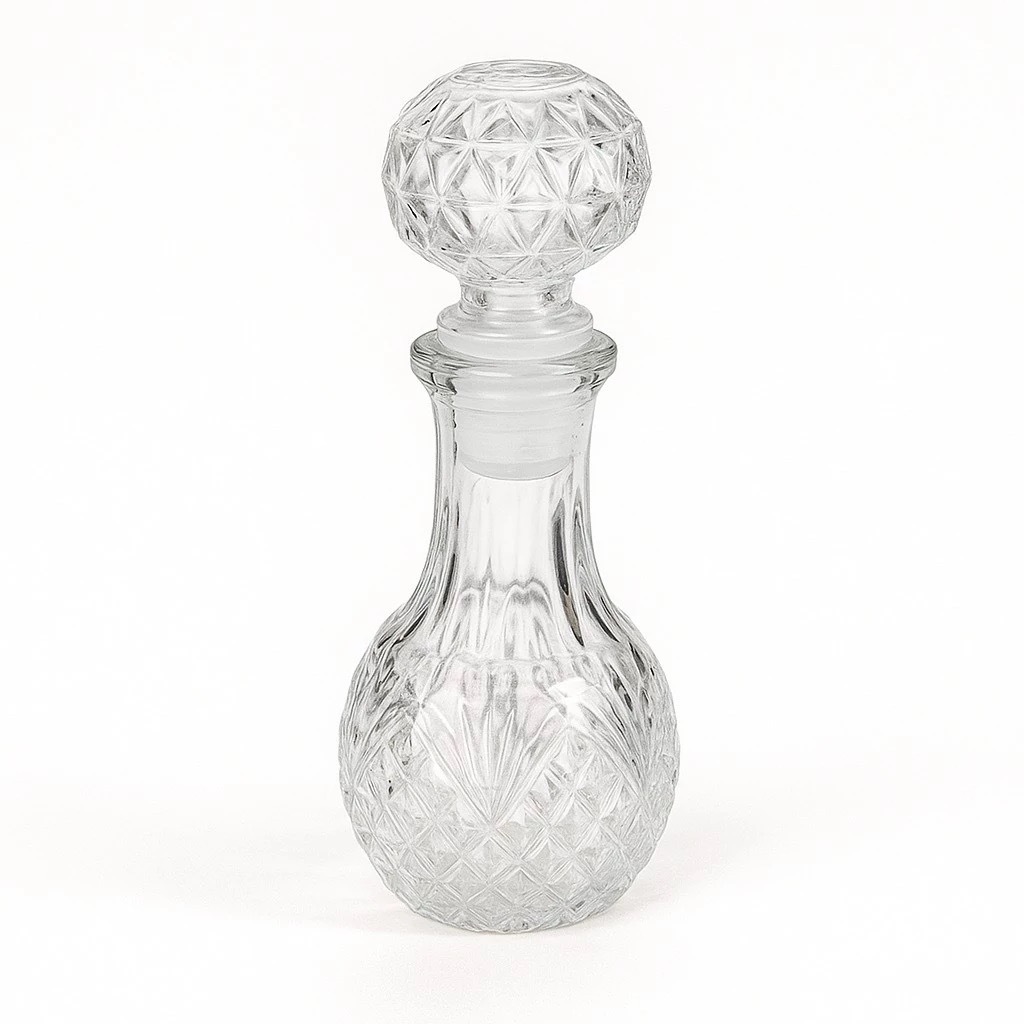 Kit 50 Mini Licoreira Garrafas de Vidro Decorativas Lembrancinha Decoração Batizado