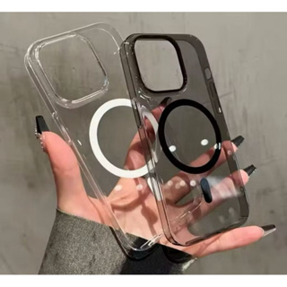 Capa fume e transparente Capinha 100% acrílico extra fina com Megsafe para iPhone 11/12/13/14/15/16 em Oferta na Shopee