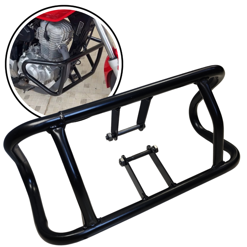 Mata Cachorro Frances Moto Titan 125 150 160 Protetor em Oferta na Shopee